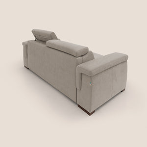 Divano Letto 3 Posti 240x100x95 cm in Tessuto Beige
