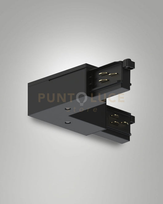 GIUNTO A"L" POLO ESTERNO/TERRA INTERNO NERO SISTEMA BINARIO TRACK 3 FASI+DALI