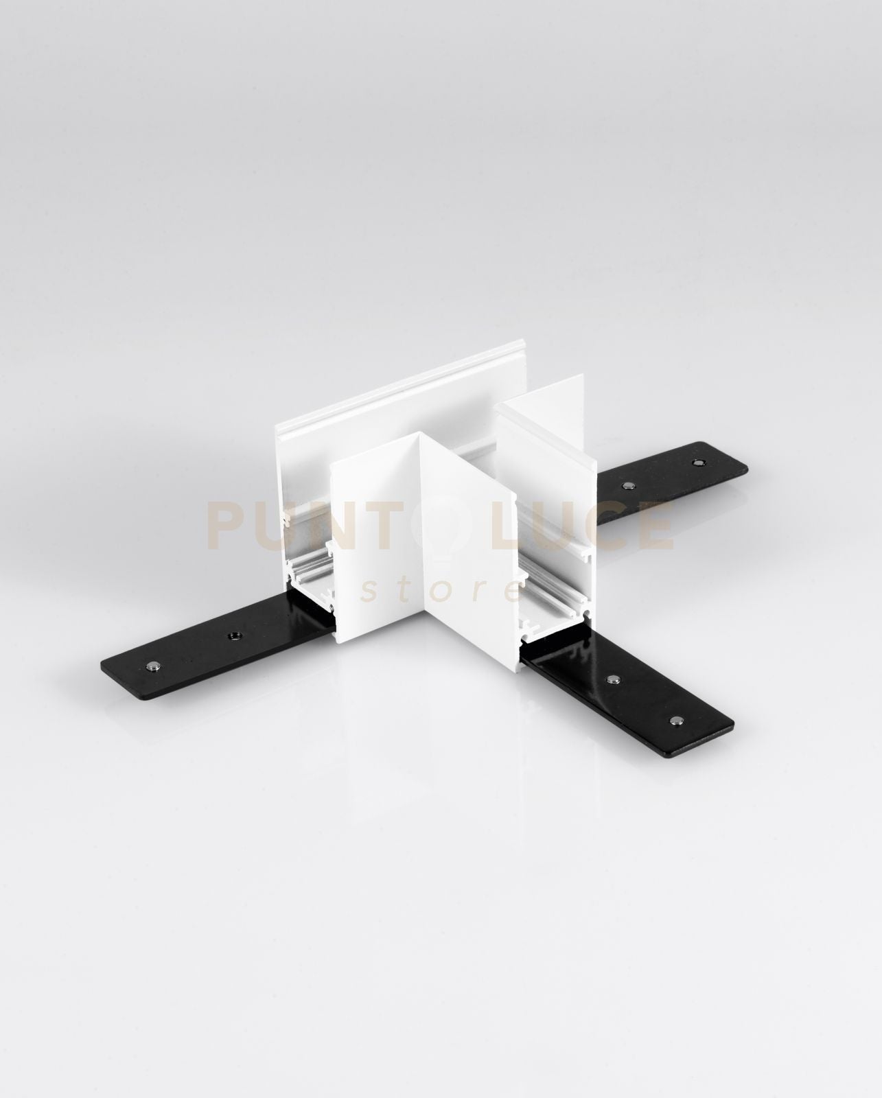 GIUNTO A "T" MECCANICO PER BINARIO 48V H5,4cm BIANCO