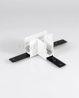 GIUNTO A "T" MECCANICO PER BINARIO 48V H5,4cm BIANCO