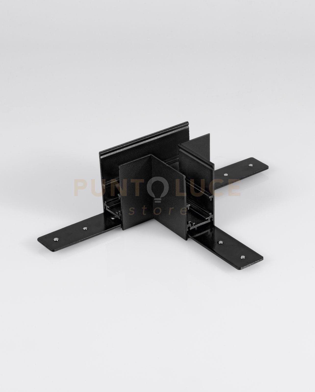 GIUNTO A "T" MECCANICO PER BINARIO 48V H5,4cm NERO