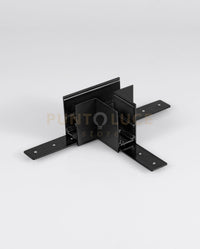GIUNTO A "T" MECCANICO PER BINARIO 48V H5,4cm NERO