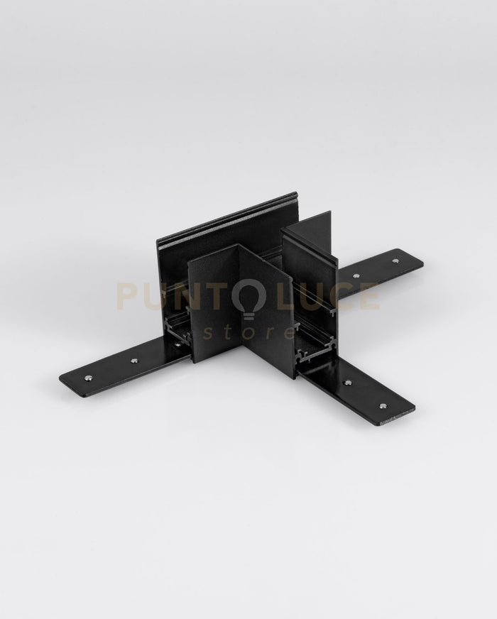 GIUNTO A "T" MECCANICO PER BINARIO 48V H5,4cm NERO