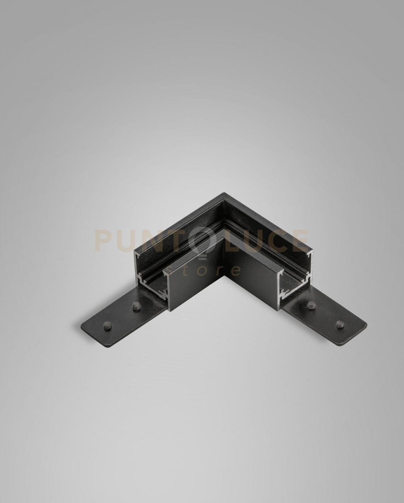 GIUNTO ANGOLORE MECCANICO PER BINARIO PER 48V H2,74CM NERO