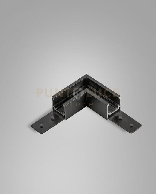 GIUNTO ANGOLORE MECCANICO PER BINARIO PER 48V H2,74CM NERO