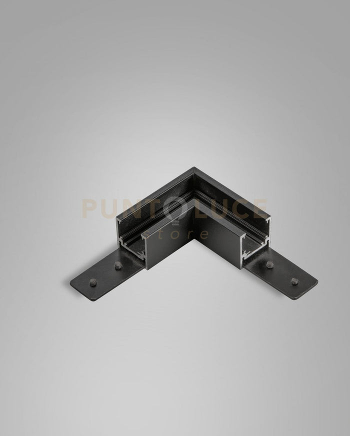 GIUNTO ANGOLORE MECCANICO PER BINARIO PER 48V H2,74CM NERO