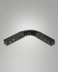 GIUNTO ELETTRICO FLESSIBILE PER SISTEMA BINARIO TRACK 48V NERO