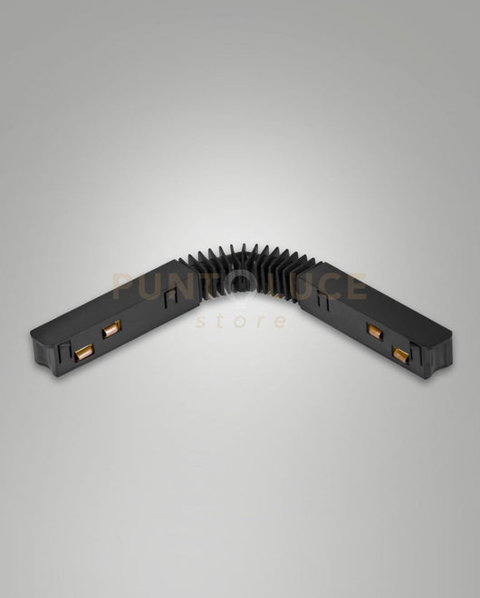 GIUNTO ELETTRICO FLESSIBILE PER SISTEMA BINARIO TRACK 48V NERO