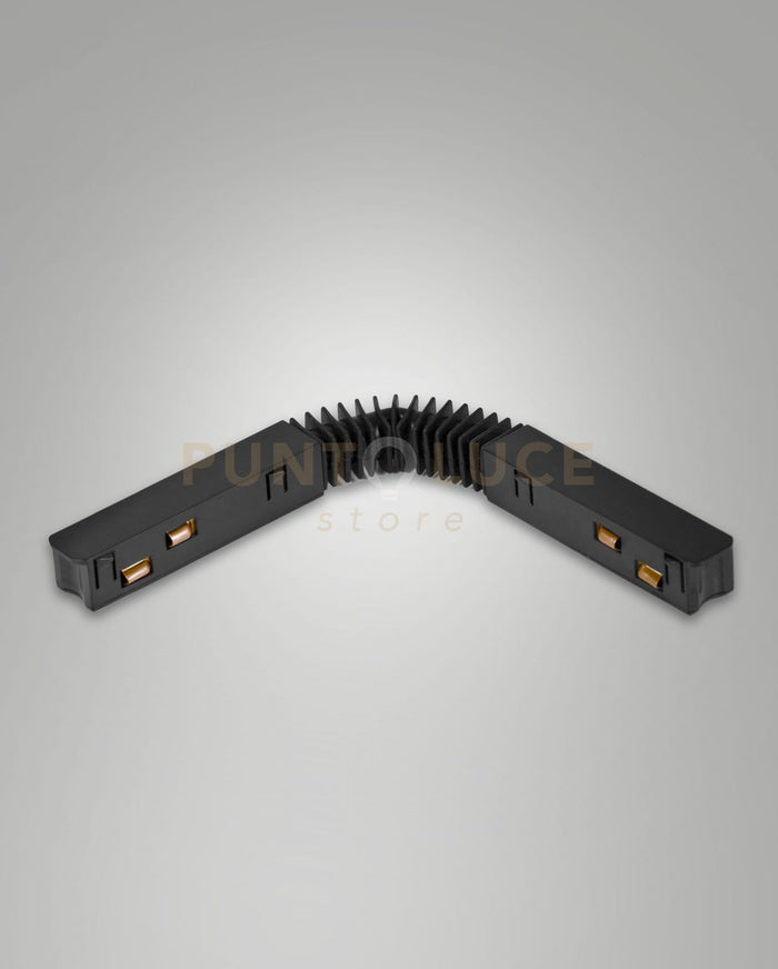 GIUNTO ELETTRICO FLESSIBILE PER SISTEMA BINARIO TRACK 48V NERO