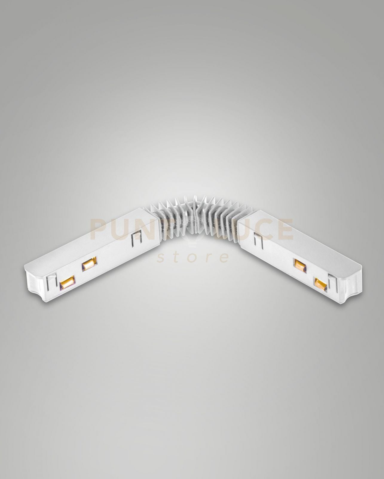 GIUNTO ELETTRICO FLEX PER BINARIO 48V BIANCO PER TRACK 2,74CM