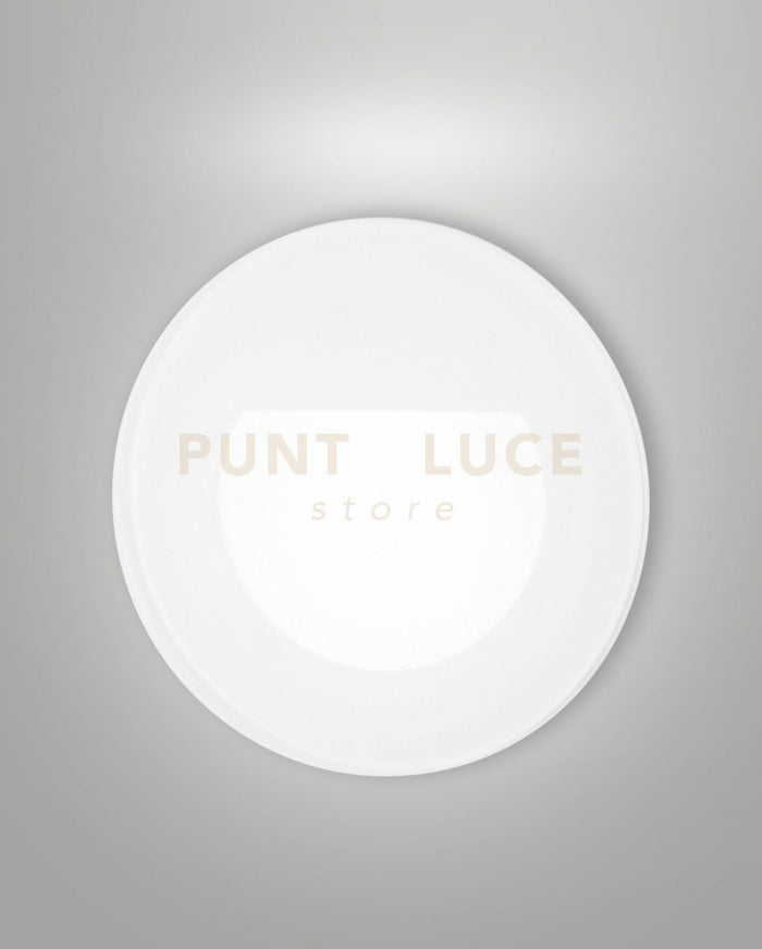 GLINT SEGNAPASSO TONDO LED BIANCO AD INCASSO ALLUMINIO E VETRO 2,2W 3000K 146LM