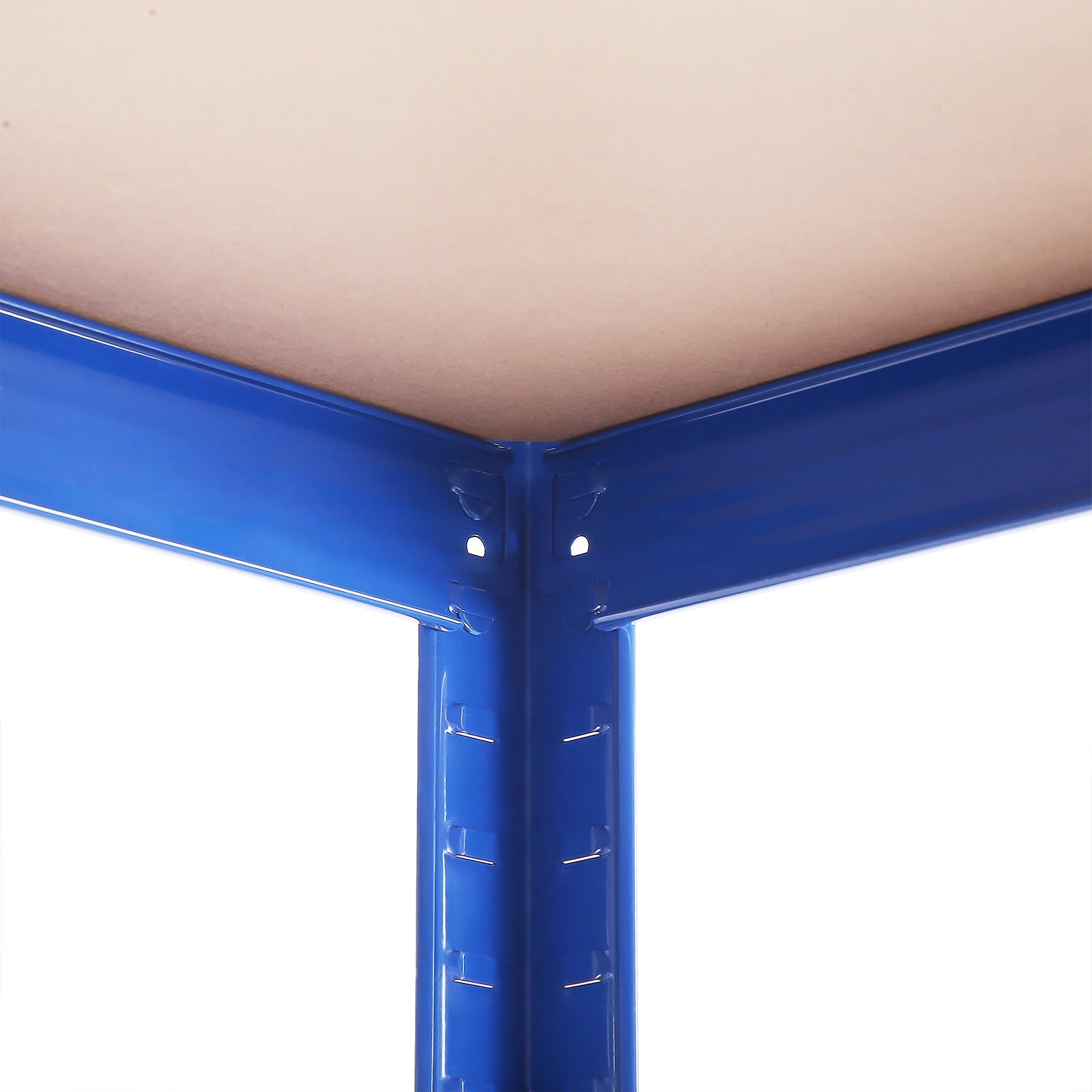 Ripiano in metallo per carichi pesanti 200 x 100 x 50 cm 5 livelli carico totale 875 kg (175 kg/livello) ripiano portaoggetti ripiani regolabili per cantina garage blu 12_0002716