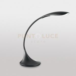 GLS001- LAMPADA DA TAVOLO NERA FLESSIBILE IN SILICONE DIMMERABILE 3000K 480LM 4,5W