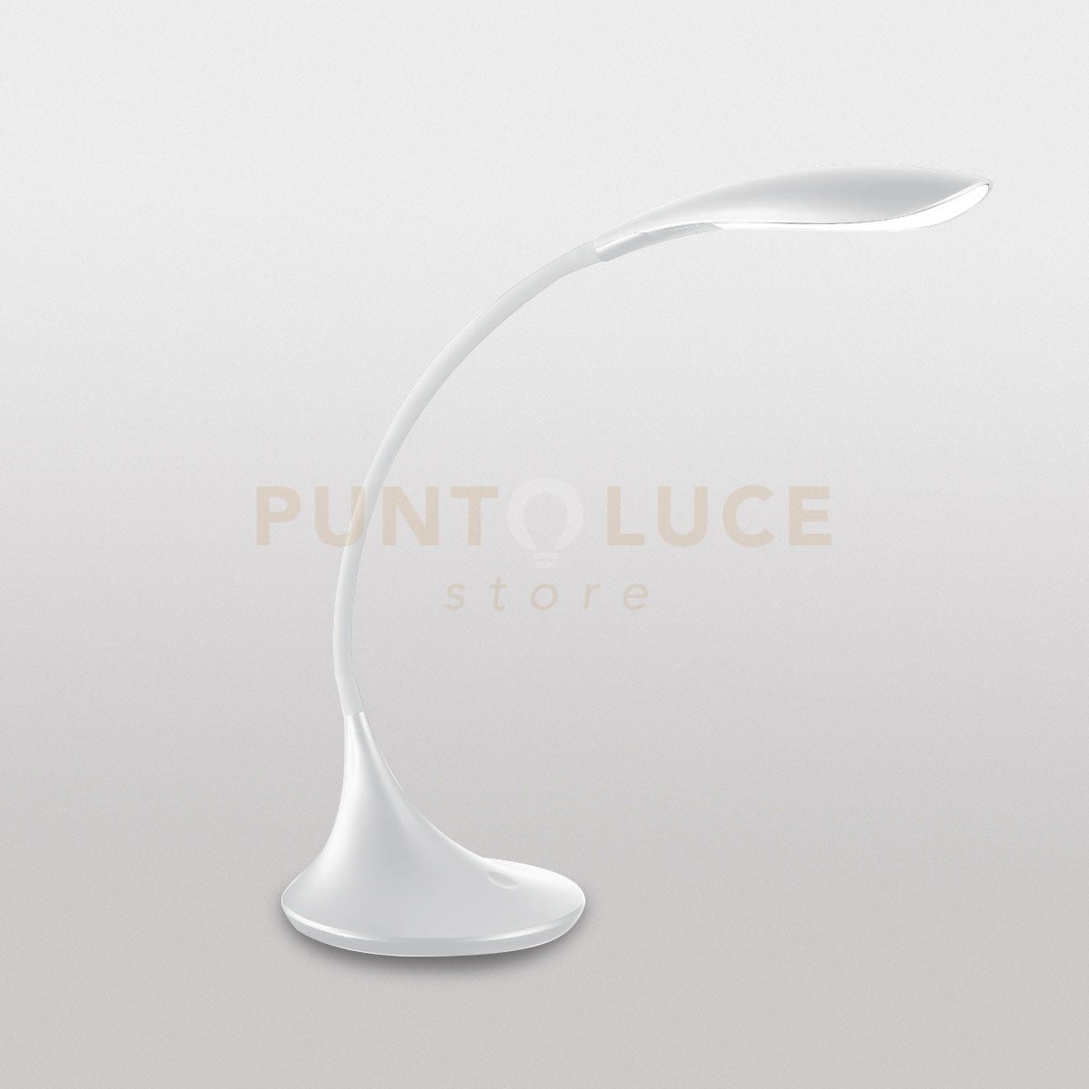 GLS002- LAMPADA DA TAVOLO BIANCA FLESSIBILE IN SILICONE DIMMERABILE 3000K 480LM 4,5W