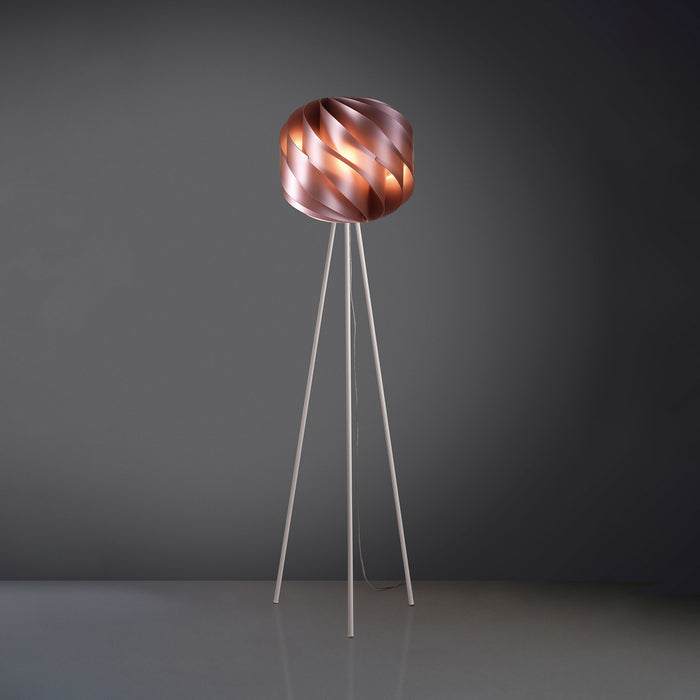 Piantana Moderna 3 Piedi Globe Polilux ® Pink Metal E Metallo 1 Luce E27