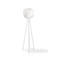 Piantana Moderna 3 Piedi Globe Polilux ® Bianco E Metallo 1 Luce E27