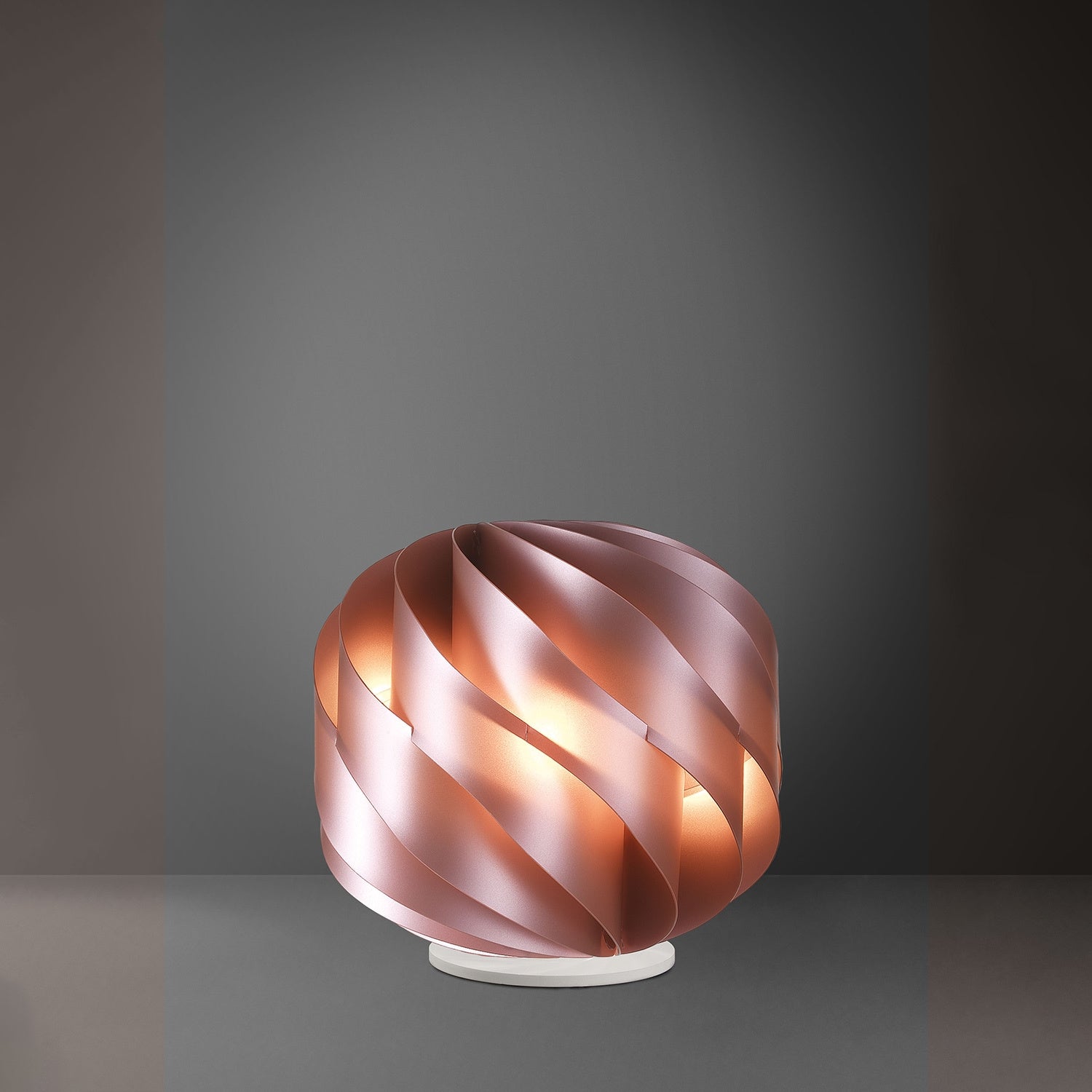 Lampada Da Scrivania Moderna Globe Polilux ® Pink Metal 1 Luce E14