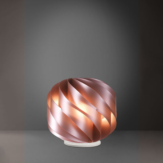 Lampada Da Scrivania Moderna Globe Polilux ® Pink Metal 1 Luce E14