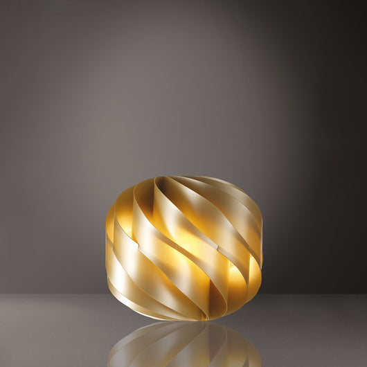 Lampada Da Scrivania-Ufficio Moderna Globe Polilux ® New Gold 1 Luce E14