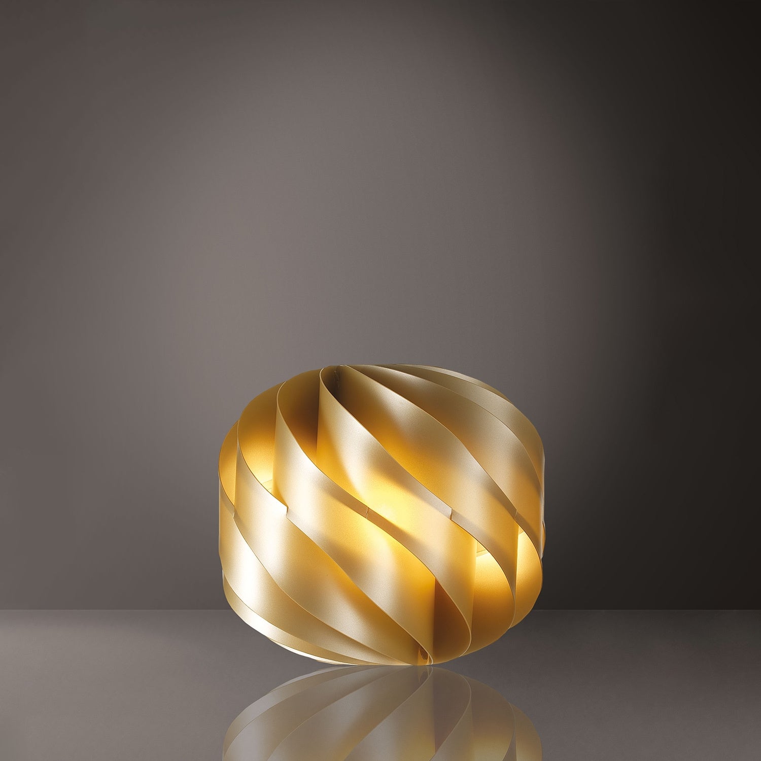 Lampada Da Scrivania-Ufficio Moderna Globe Polilux ® New Gold 1 Luce E27