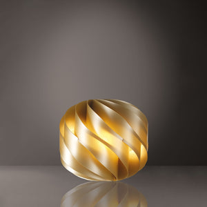 Lampada Da Scrivania-Ufficio Moderna Globe Polilux ® New Gold 1 Luce E27
