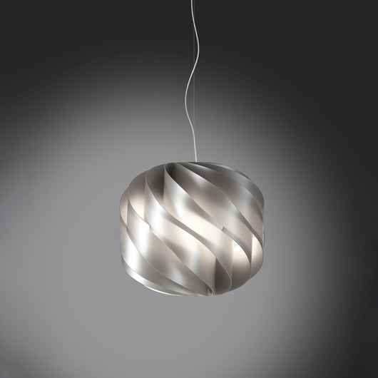 Sospensione Moderna Globe Polilux ® Argento E Metallo Cromo 1 Luce E27