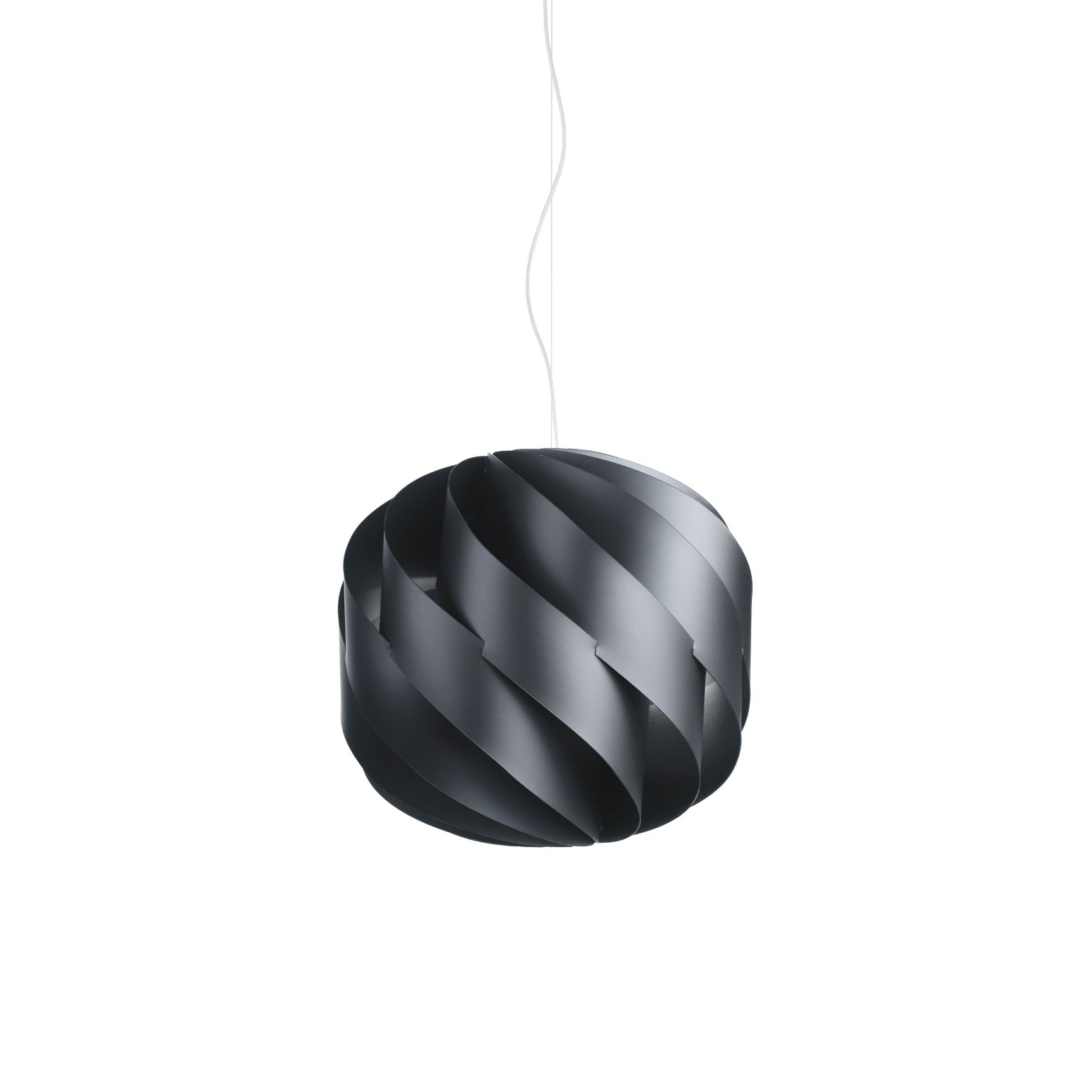 Sospensione Moderna Globe Polilux ® Nero E Metallo Cromo 1 Luce E27 D40Cm