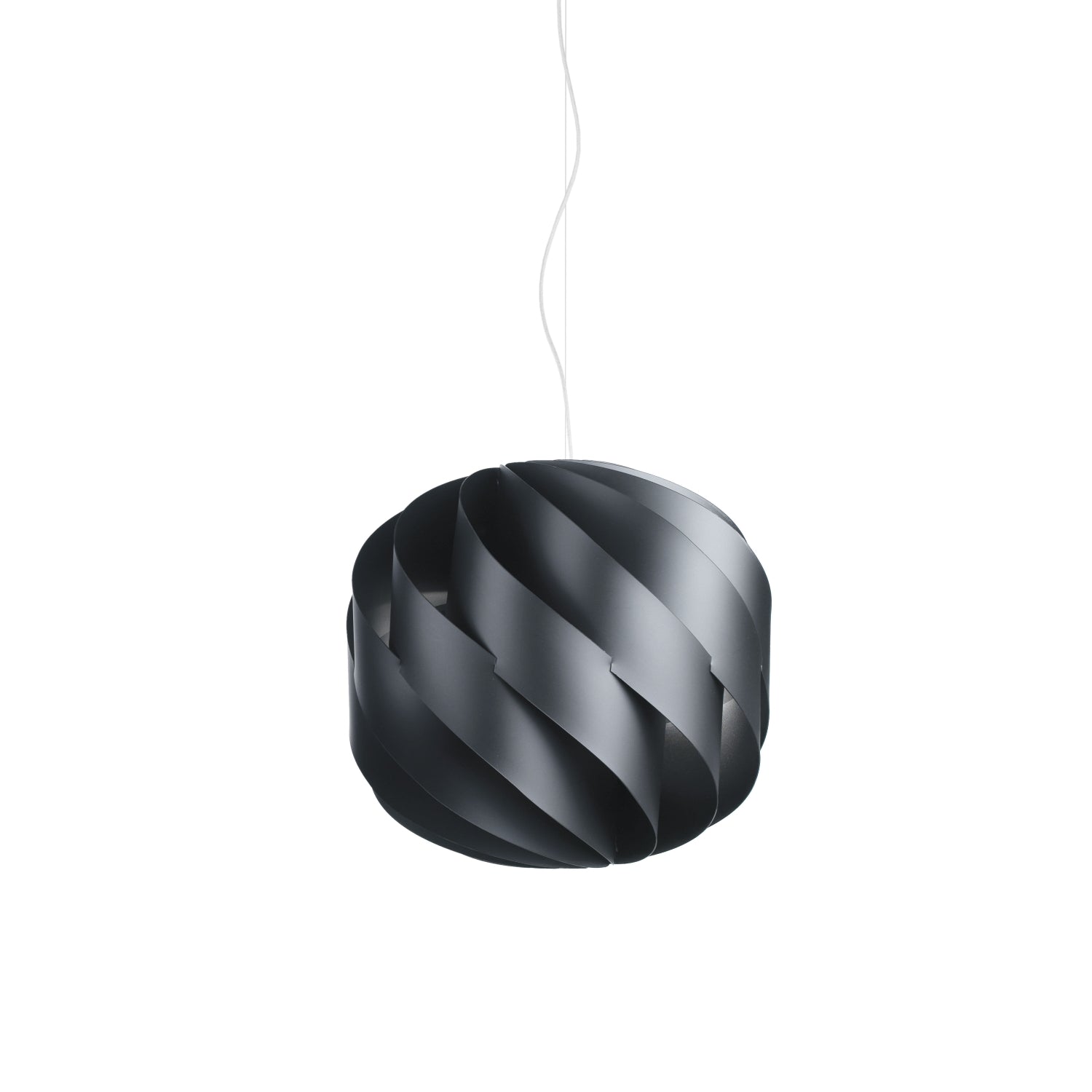 Lampadario Moderno Globe Polilux ® Nero E Metallo Cromo 2 Luci E27