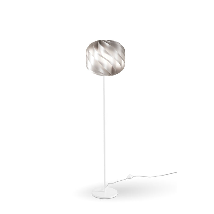 Piantana Moderna Globe Polilux ® Argento E Metallo 1 Luce E27