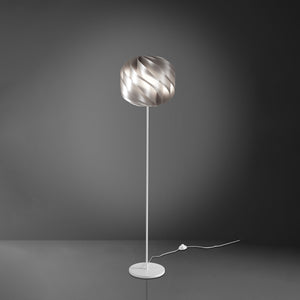 Piantana Moderna Globe Polilux ® Argento E Metallo 1 Luce E27