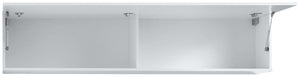 Mobile pensile MARUSKA L 180 x H 40 x P 30 cm colore bianco lucido