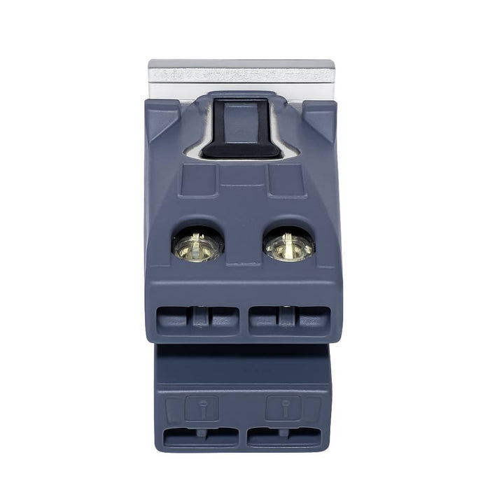 Bticino axolute pulsante doppio 1p no interbloccato varie finiture *** colore grigio, confezione 1