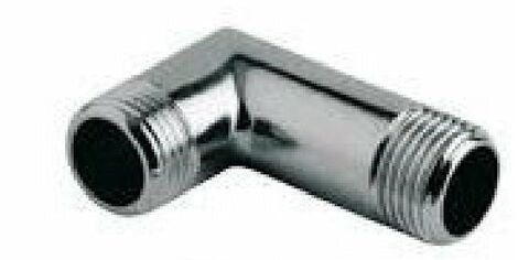 GOMITO CROMATA 1/2 MM X DOCCIA SENZA ROSACCIA