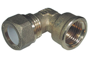 GOMITO FEMM 3/8X10 OTTONE