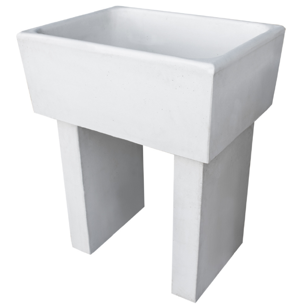 Pilozza calcestruzzo cemento piedi serie ostuni 75 x 55 x h 30 cm con piedi