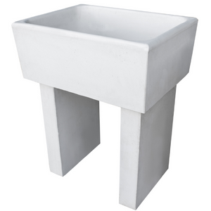 Pilozza calcestruzzo cemento piedi serie ostuni 75 x 55 x h 30 cm con piedi