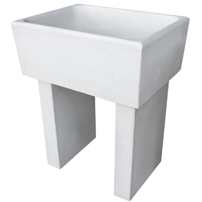 Pilozza calcestruzzo cemento piedi serie ostuni 75 x 55 x h 30 cm con piedi