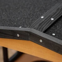 Casetta per Gatti da Esterno, Resistente alle Intemperie, 75.5 x 75 x 137 cm, Giallo