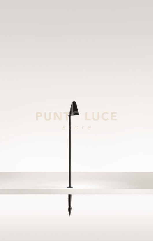 GRASS SINGLE  PALETTO DA ESTERNO LED 4000K 650LM 6W IP65 NERO H.82CM