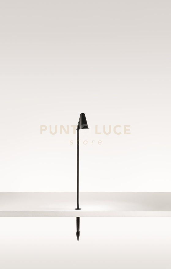 GRASS SINGLE  PALETTO DA ESTERNO LED 4000K 650LM 6W IP65 NERO H.82CM