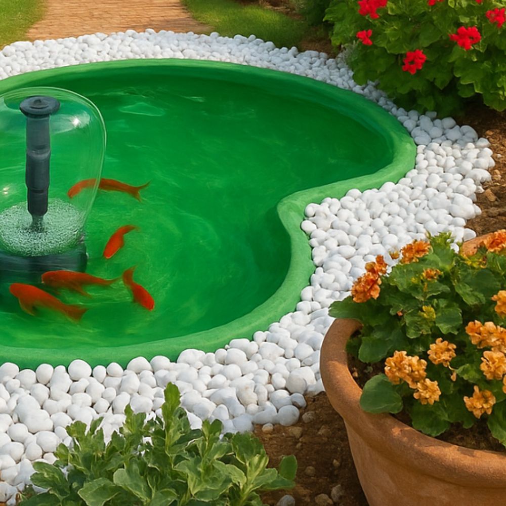 Laghetto da giardino caldonazzo litri 120 dimensioni 110x78xh28