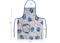 Pack 2 Pezzi Grembiule Alto Pettorina Cucina Chef Casa Con Tasche Maldive