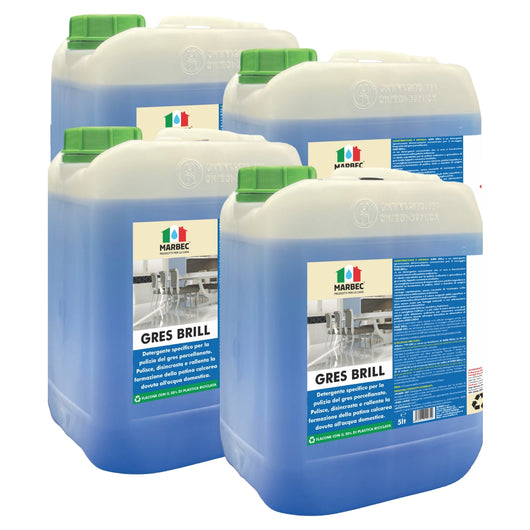 Detergente per gres porcellanato GRES BRILL   5LTx4Pz