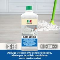 Detergente per gres porcellanato GRES LINDO   1LT