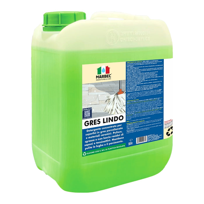 Detergente per gres porcellanato GRES LINDO   5LT