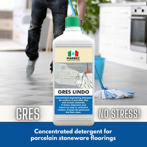 Detergente per gres porcellanato GRES LINDO   5LT