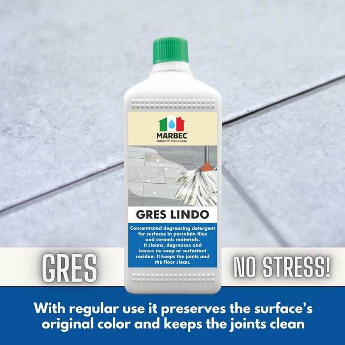 Detergente per gres porcellanato GRES LINDO   5LT