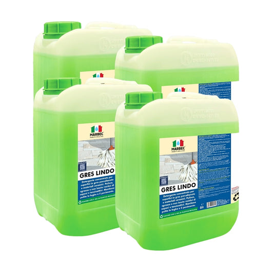 Detergente per gres porcellanato GRES LINDO   5LTx4Pz