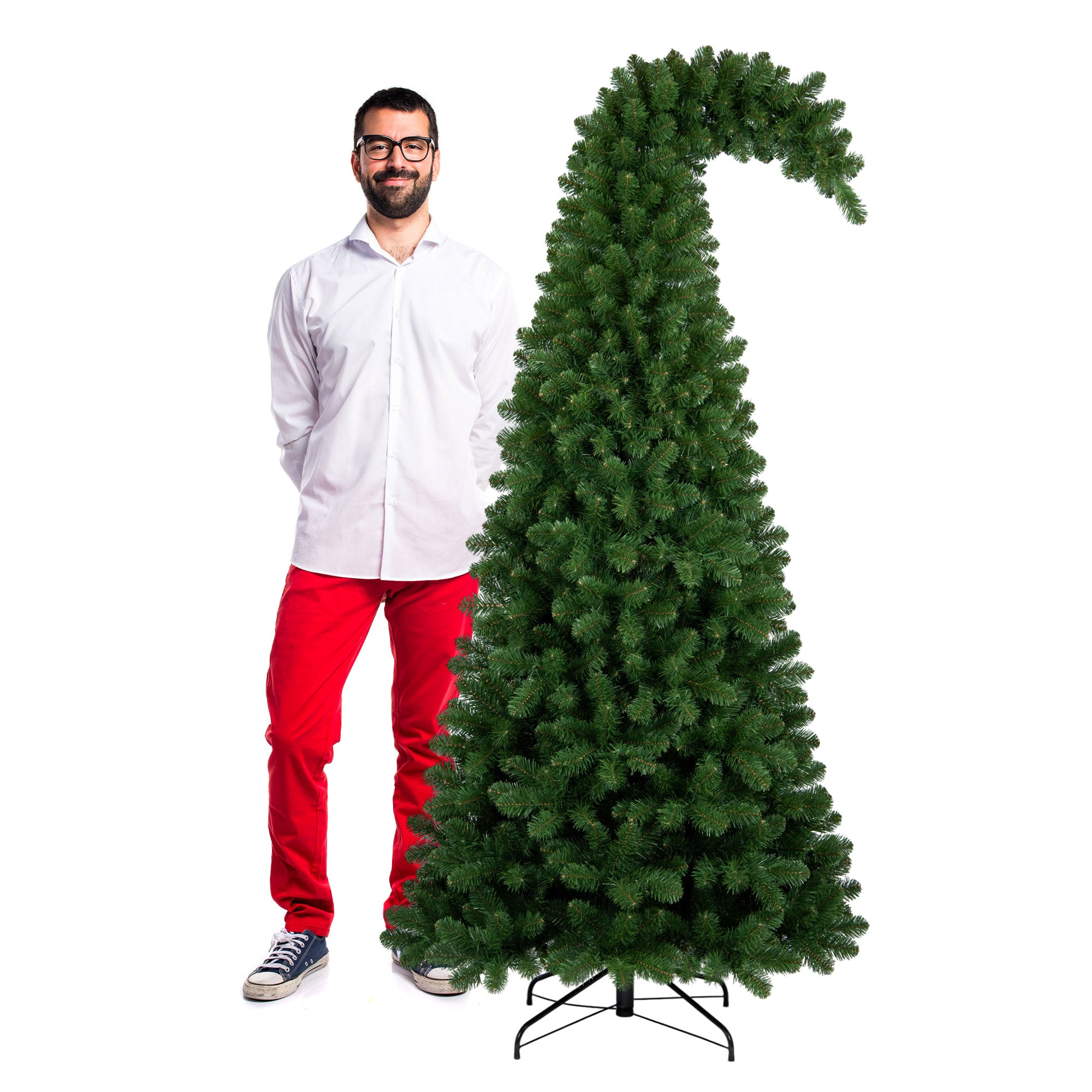 Grinch - Albero di Natale Tradizionale in PVC Ø99x210H, 1093 Punte