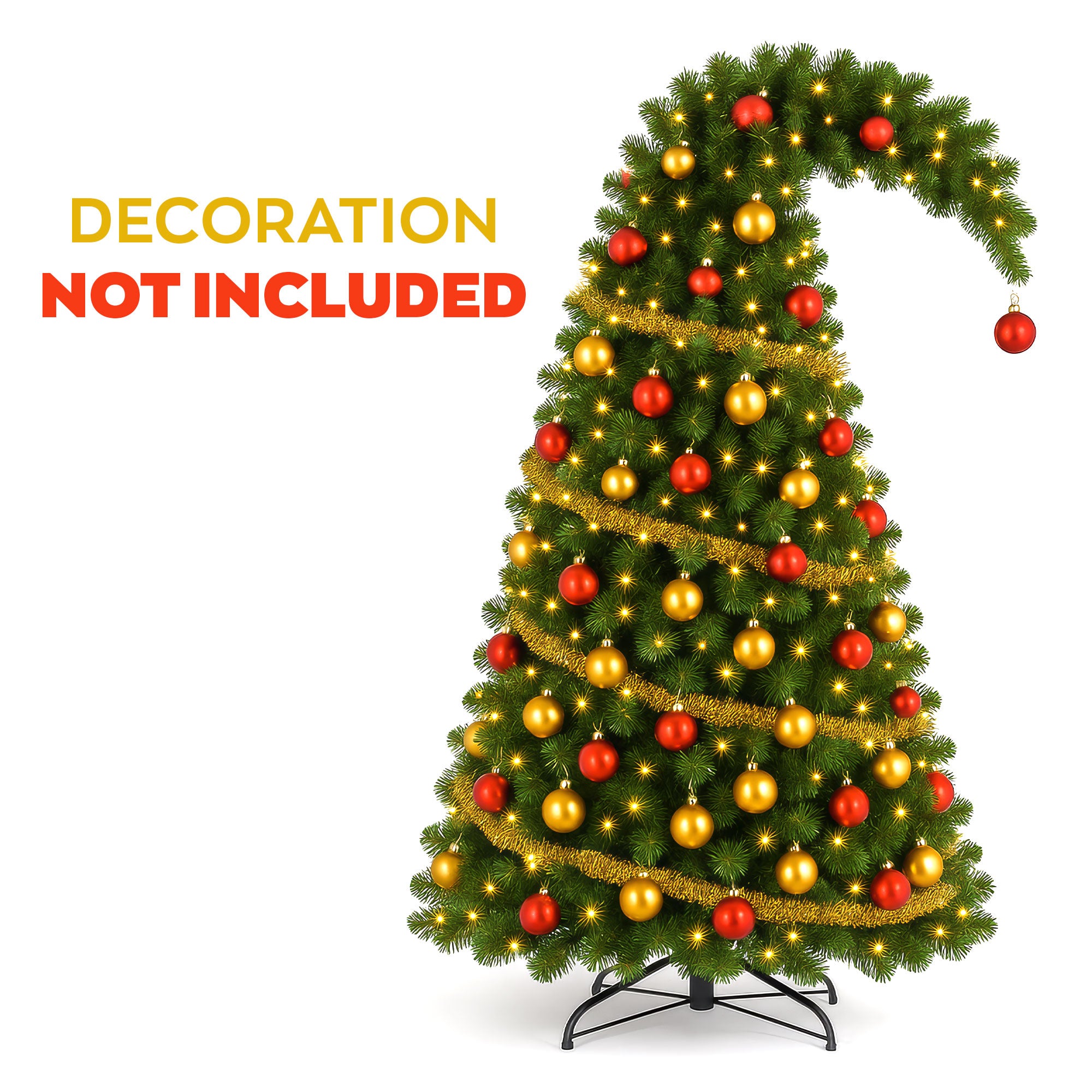 Grinch - Albero di Natale Tradizionale in PVC Ø99x210H, 1093 Punte